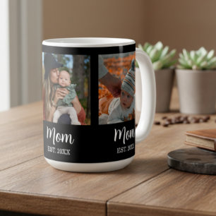 Caneca De Café Mãe Estabelecida Roteiro Preto 3 Foto