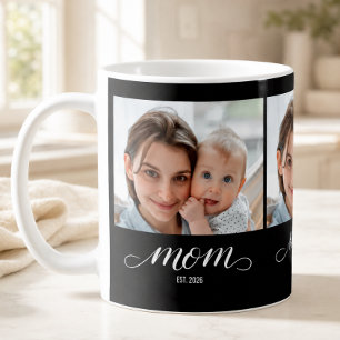 Caneca De Café Mãe Estabelecida Roteiro Preto 3 Foto