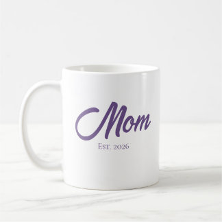 Caneca De Café Mãe Estabelecida Roteiro Roxo