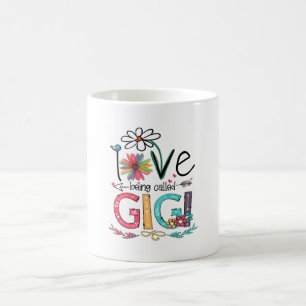 Caneca De Café Mãe Eu Adoro Ser Chamada De Gigi Sunflower Anivers