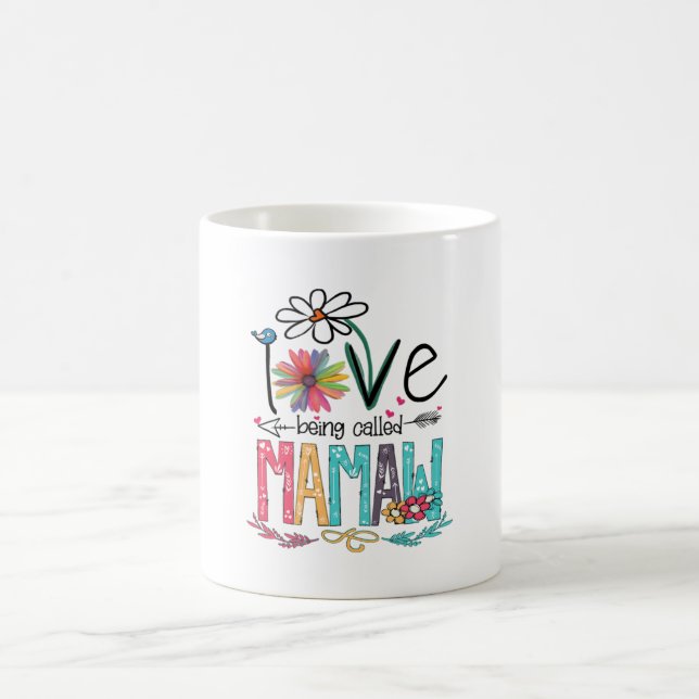 Caneca De Café Mãe Eu Adoro Ser Chamada De Mamaw Sunflower (Centro)