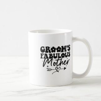 Caneca De Café Mãe Fabulosa do Noivo Mãe Groovy do Noivo 
