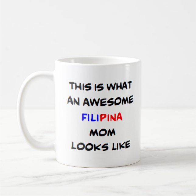 Caneca De Café mãe filipina, incrível (Esquerda)