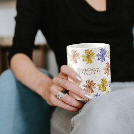Caneca De Café Mãe Flor Mug