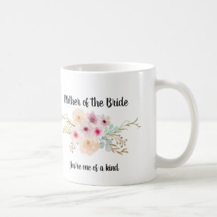 Caneca De Café MÃE FLORÍFICA DE Watercolor do BRIDE Bridal Party
