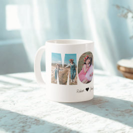 Caneca De Café Mãe Foto Collage Mug para Dia de as mães