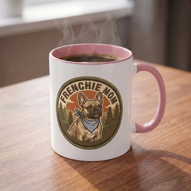 Caneca de Café Mãe Frenchie | Presente para Mãe de (Criador carregado)