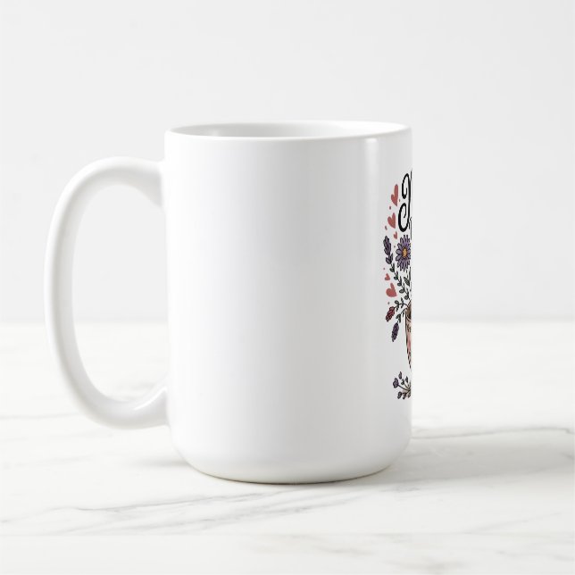 Caneca De Café Mãe Funciona Com Amor (Esquerda)
