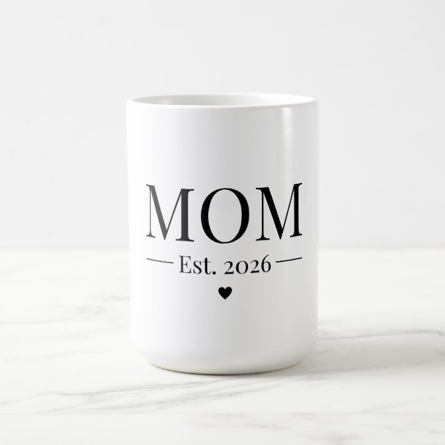 Caneca De Café Mãe Fundada em 2026 (Centro)