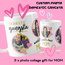 MÃE FUNNA COTA MUG de fotos - Tendência divertida