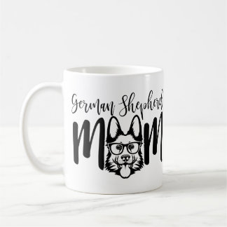 Caneca De Café Mãe German shepherd GSD ativada