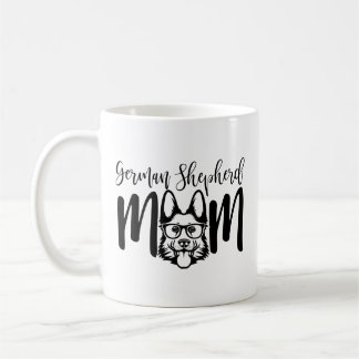 Caneca De Café Mãe German shepherd GSD ativada