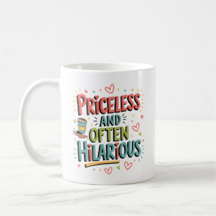 Caneca De Café Mãe Inestimável e Frequentemente Hilária