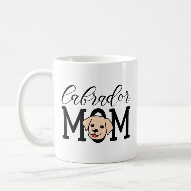 Caneca De Café Mãe Labrador (Esquerda)