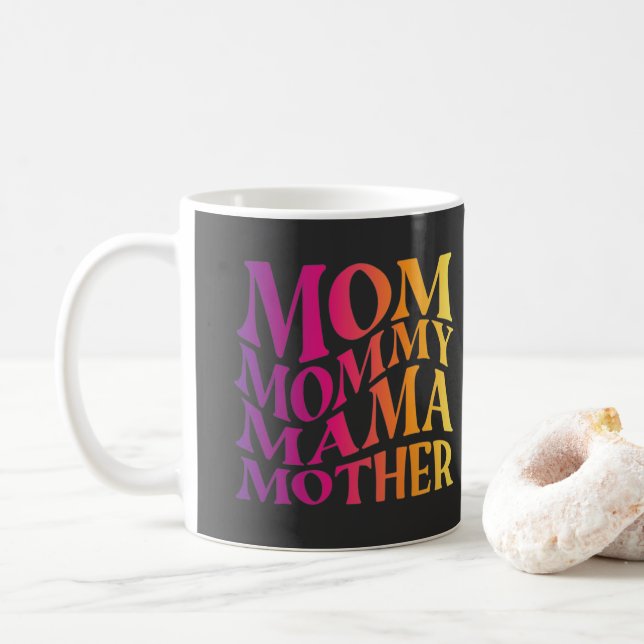 Caneca De Café mãe mãe mãe (Com Donut)