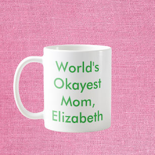 Caneca De Café Mãe mais bonita do mundo personalizada