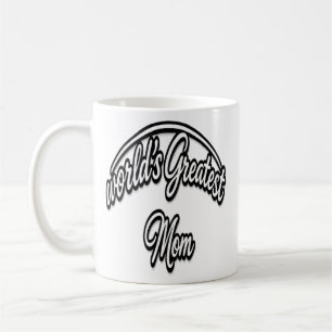 Caneca De Café Mãe Mais Incrível do Mundo Design Elegante em Letr