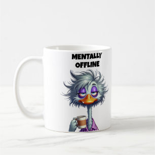 Caneca De Café Mãe Mentalmente Desconectada