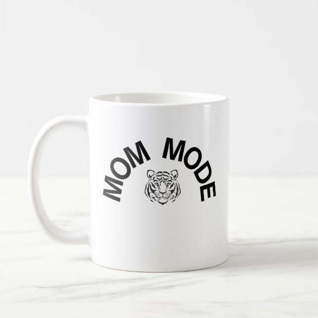 Caneca De Café Mãe Mode Mug - Design de tigre feroz (Esquerda)