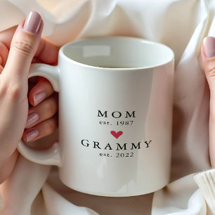 Caneca De Café Mãe Moderna   Escritório do Grammy. Coffee Mug