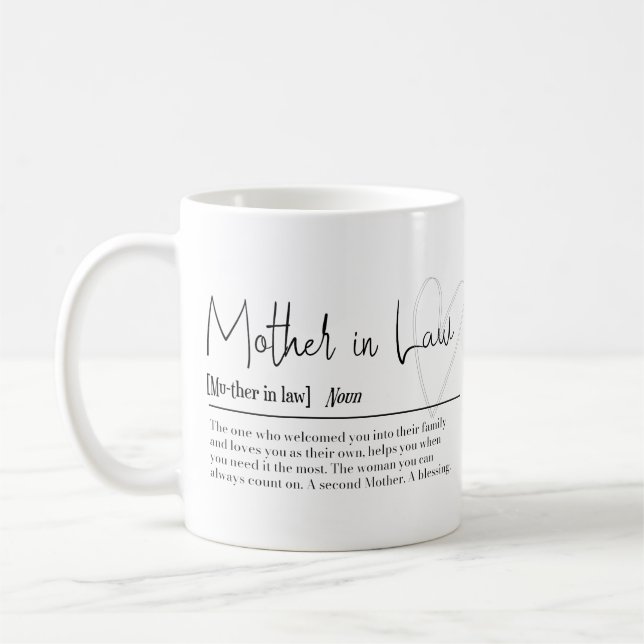 Caneca De Café Mãe na Lei Mug Gift (Esquerda)