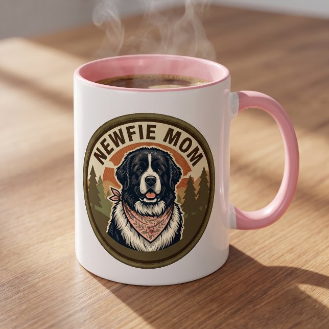 Caneca de Café Mãe Newfie | Presente para Mãe de N (Criador carregado)