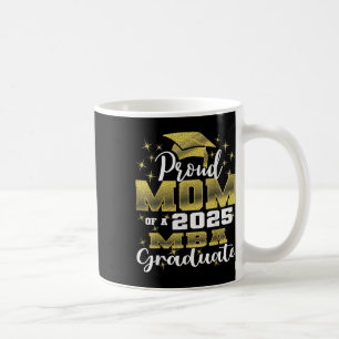 Caneca De Café Mãe Orgulhosa Da Turma De 2025 Graduada Em Mba Fam
