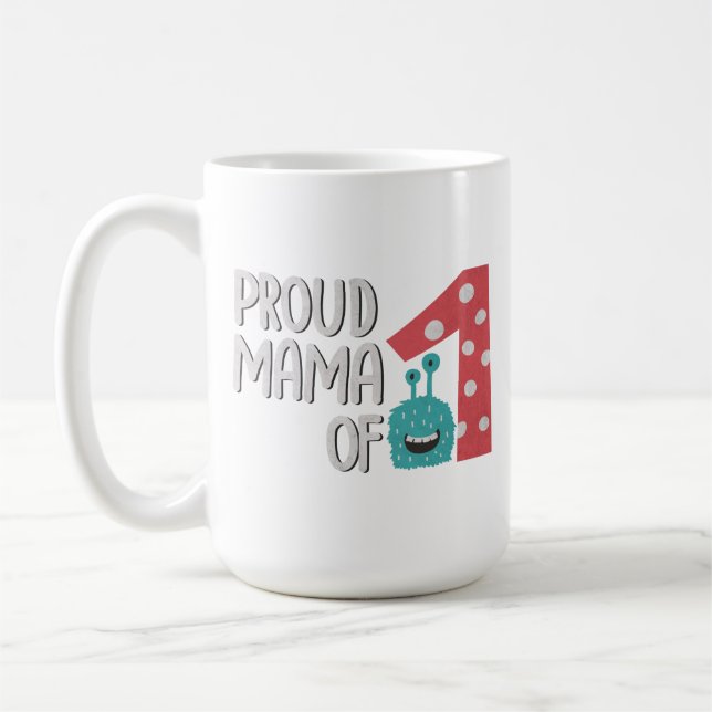 Caneca De Café Mãe Orgulhosa de Um (Esquerda)