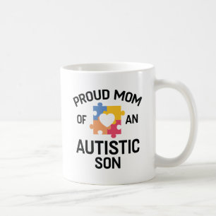 Caneca De Café Mãe Orgulhosa De Um Filho Autista