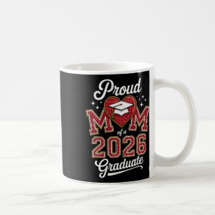 Caneca De Café Mãe Orgulhosa De Um Graduado Senior Cl De 2026 Gra
