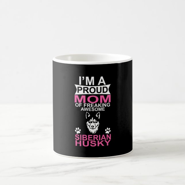 Caneca De Café Mãe Orgulhosa do Husky Siberiano (Centro)