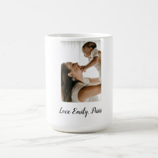 Caneca De Café mãe pai foto nome família feriado presentes pare