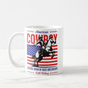 Caneca De Café Mãe Patriótica de Cachorro Orgulhoso: 4 de julho M