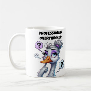 Caneca De Café Mãe Pensativa Profissional
