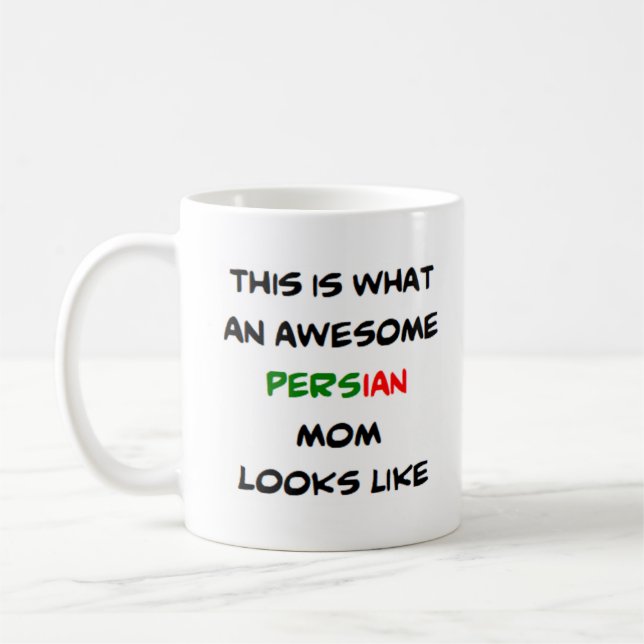Caneca De Café mãe persa, incrível (Esquerda)