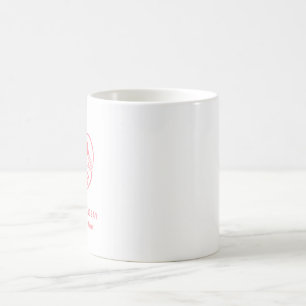 Caneca De Café Mãe Personalizada de Duas Corações