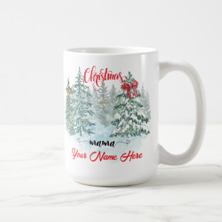 Caneca De Café Mãe Personalizada de Feriado de Natal Personalizad