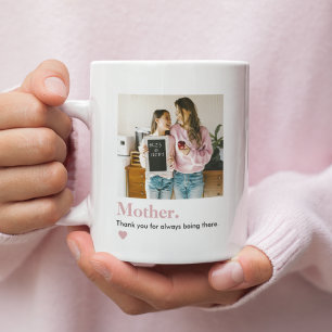 Caneca De Café Mãe Personalizada Obrigado Foto
