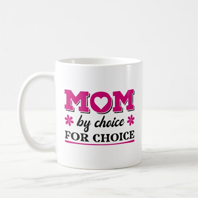 Caneca De Café Mãe Por Escolha (Esquerda)