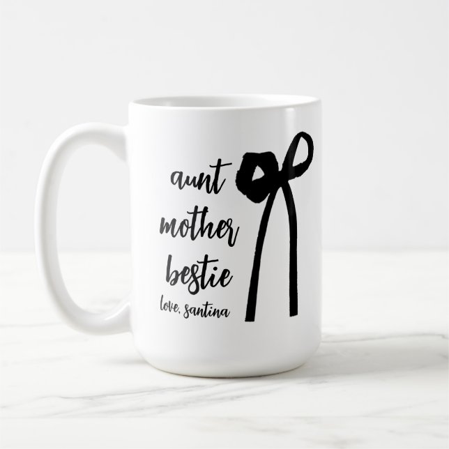 Caneca De Café mãe Proposta Mug Gift tia mãe Bestie Arco (Esquerda)