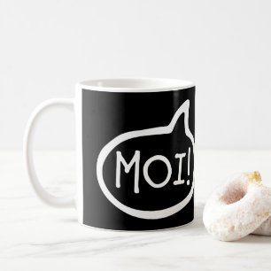 Caneca De Café MÃE! Saudações Finlandesas, Olá, Bolha de Discurso