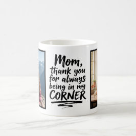 Caneca De Café Mãe Sempre No Meu Canto Script de Pincel Duas Foto