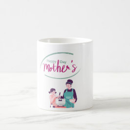 Caneca De Café Mãe, sua força me dá coragem.