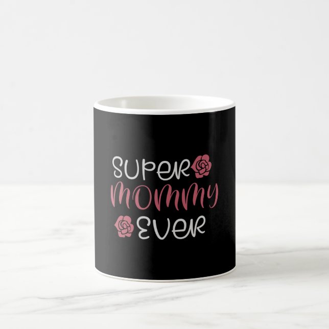 Caneca De Café Mãe - Super Mamãe de Todos os Tempos (Centro)