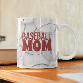 Caneca De Café Mãe Típica de Baseball Cute