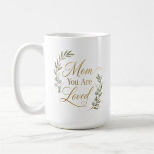 Caneca De Café Mãe Você É Amada Personalizada