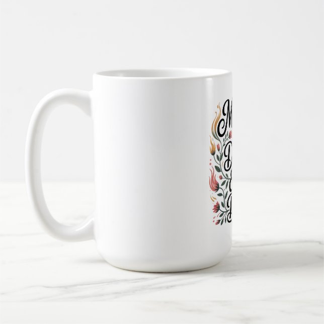 Caneca De Café Mães Alimentam Sonhos Com Crença Infinita (Esquerda)
