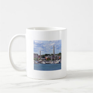 Caneca De Café Mães de Boston - Marina com Monumento Bunker Hill