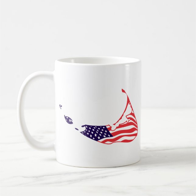 Caneca De Café MÃES de Nantucket - projeto do mapa (Esquerda)