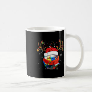 Caneca De Café Mães de Natal do Baile Santa Hat Xmas Pajama